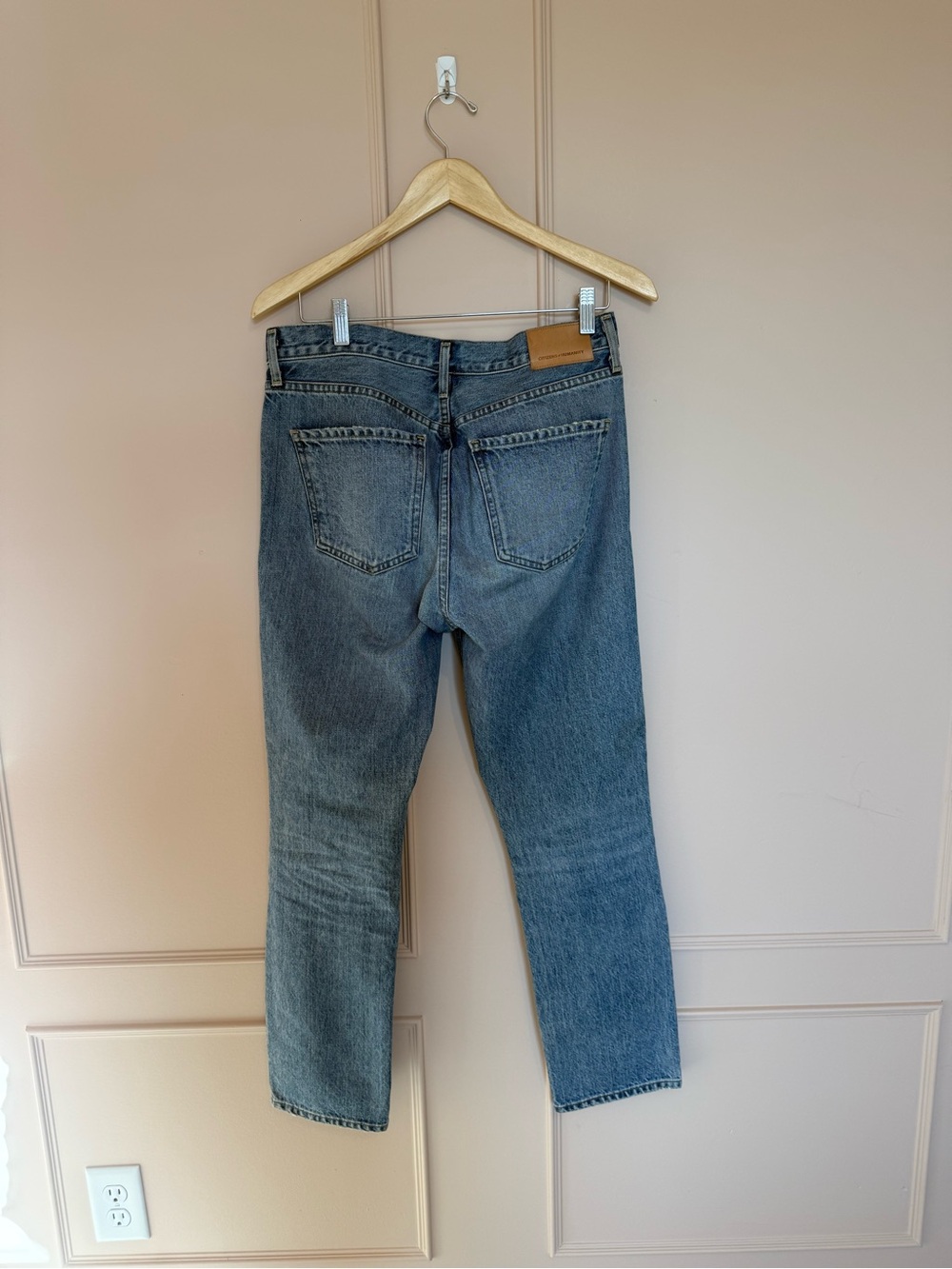 Citizens Of Humanity Light Blue Straight Leg Jeans - Picture 8 of 12